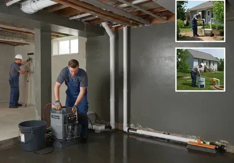 Basement Waterproofing and Flood Prevention process in Markham, IL